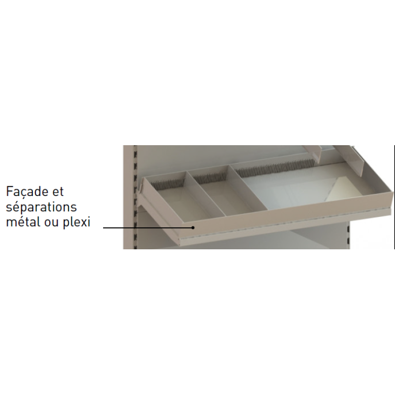 akcesoria do półek ekspozycyjnych