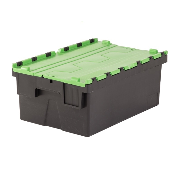 Zielony pojemnik plastikowy