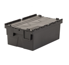 Pojemnik plastikowy zamykany sztaplowany  600x400x250 PROVOST