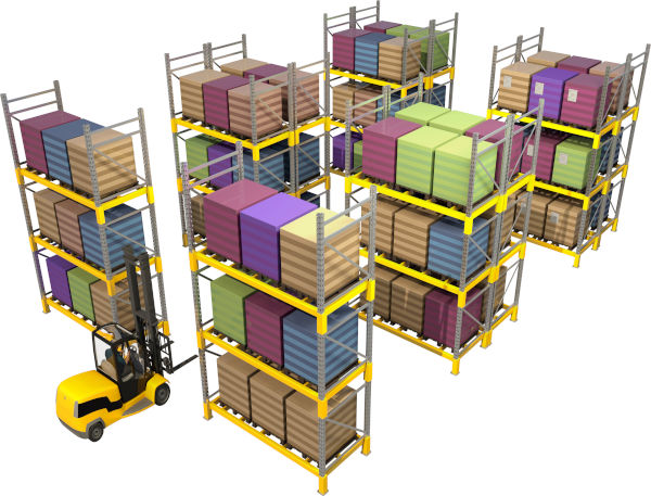 Stockage palettier fixe