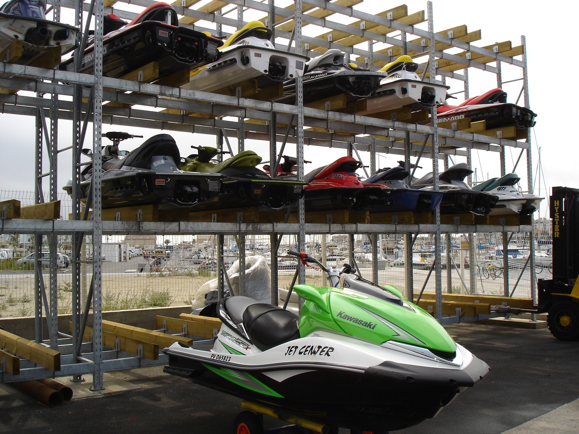 Jet ski storage