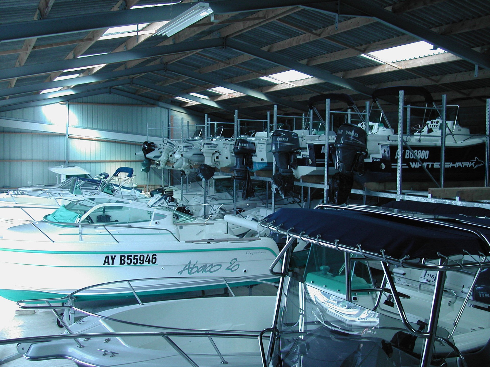 Indoor boat storage